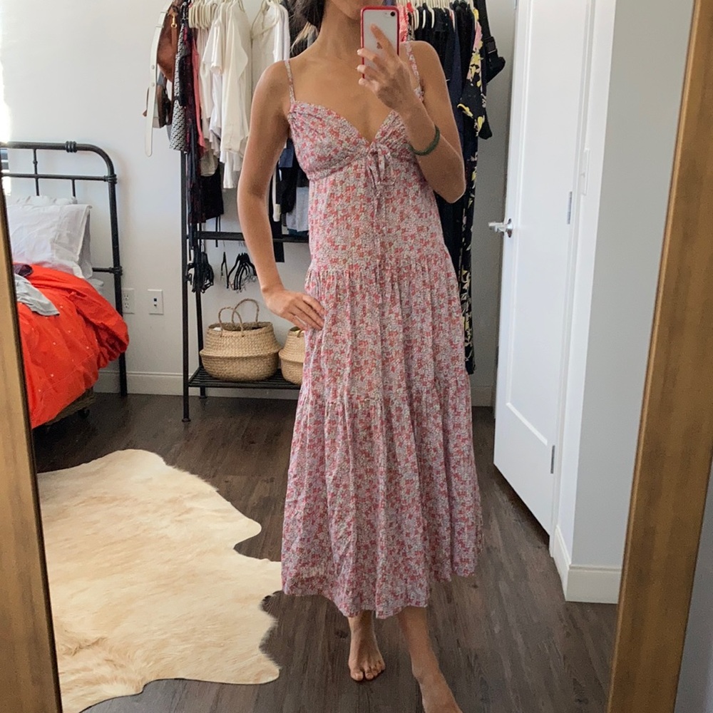 La Vie Rebecca Taylor floral maxi sundress